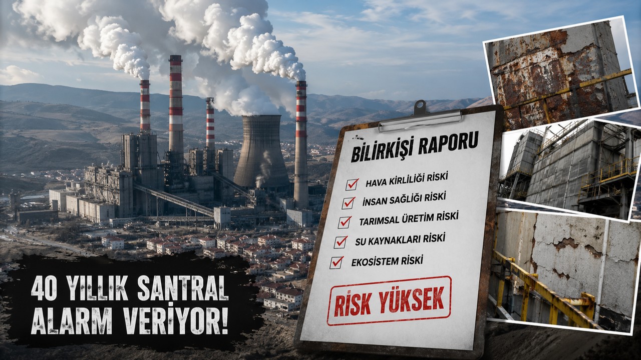 40 yıllık termik santral alarm veriyor